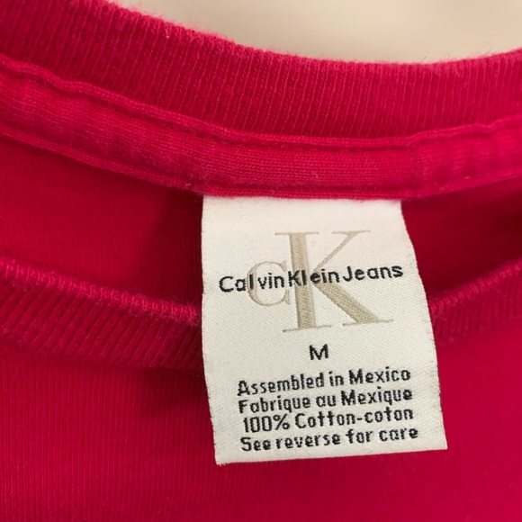 3/$15 🔥 Calvin Klein Logo Tee - Kids M - Picture 3 of 4